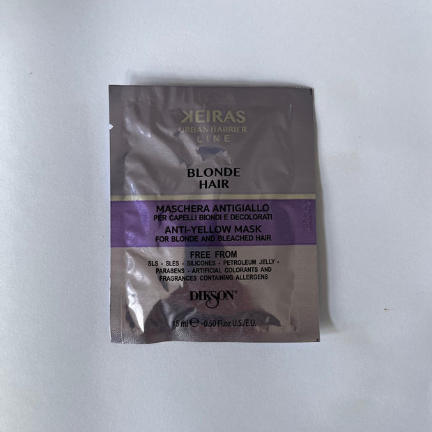 Keiras Blonde (Anti-Yellow) Hair Mask 15ml - Tester Pouch