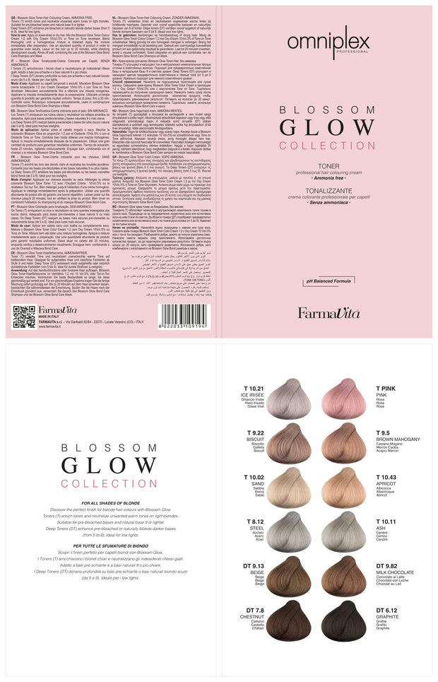 T 10.11 ASH Blossom Glow Omniplex Toner 100ml - Life Colour Plus